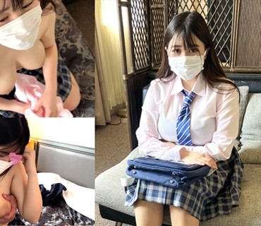 POK-029 【個人撮影】巨乳の制服女子とP活_パイパンのぽちゃマンに連続中出し